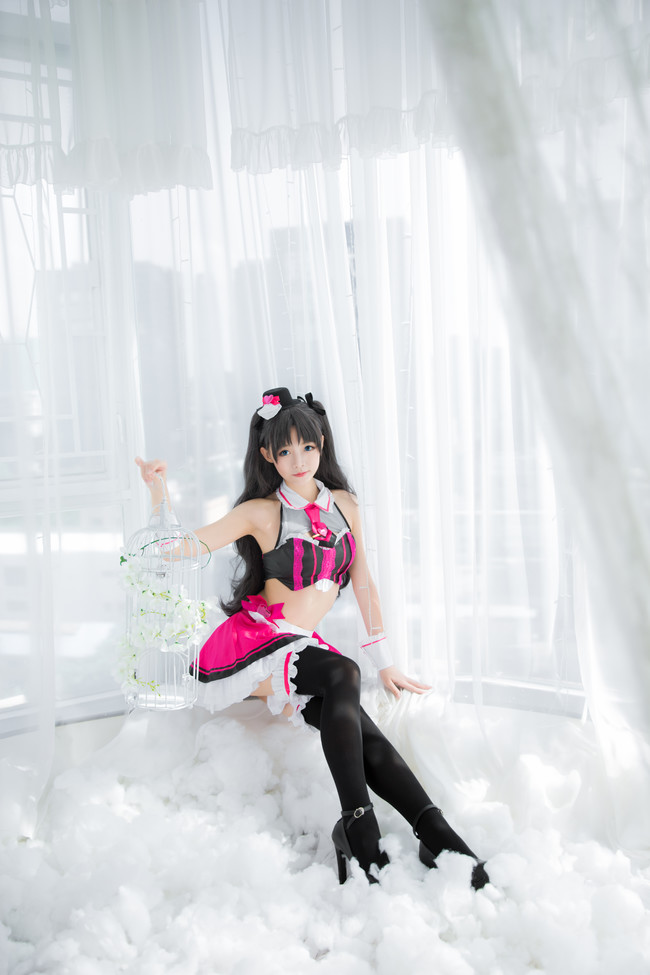 图片[3]-Fate/GrandOrder远坂凛双马尾女仆黑丝福利cosCN大大卷卷小卷-COS世界