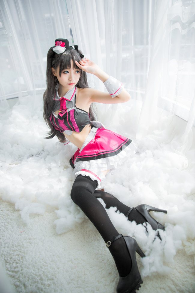 图片[4]-Fate/GrandOrder远坂凛双马尾女仆黑丝福利cosCN大大卷卷小卷-COS世界