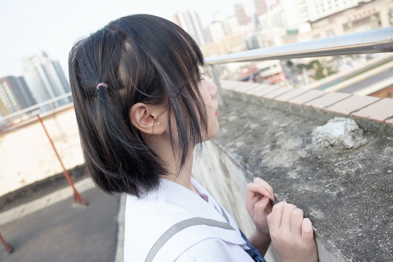 图片[3]-双马尾萝莉白丝JK写真-COS世界