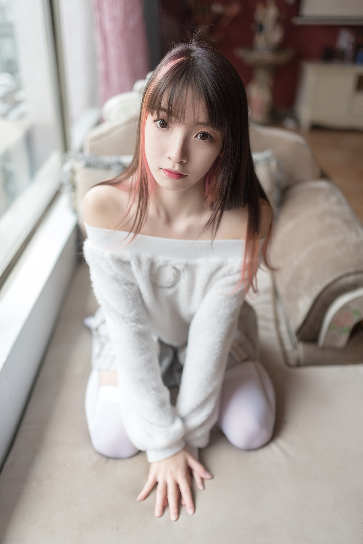 图片[2]-cosplay白丝袜长腿-COS世界