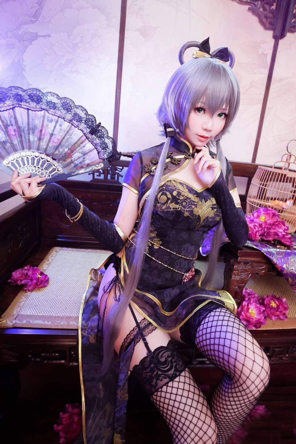 图片[4]-黑丝网袜妹子-COS世界