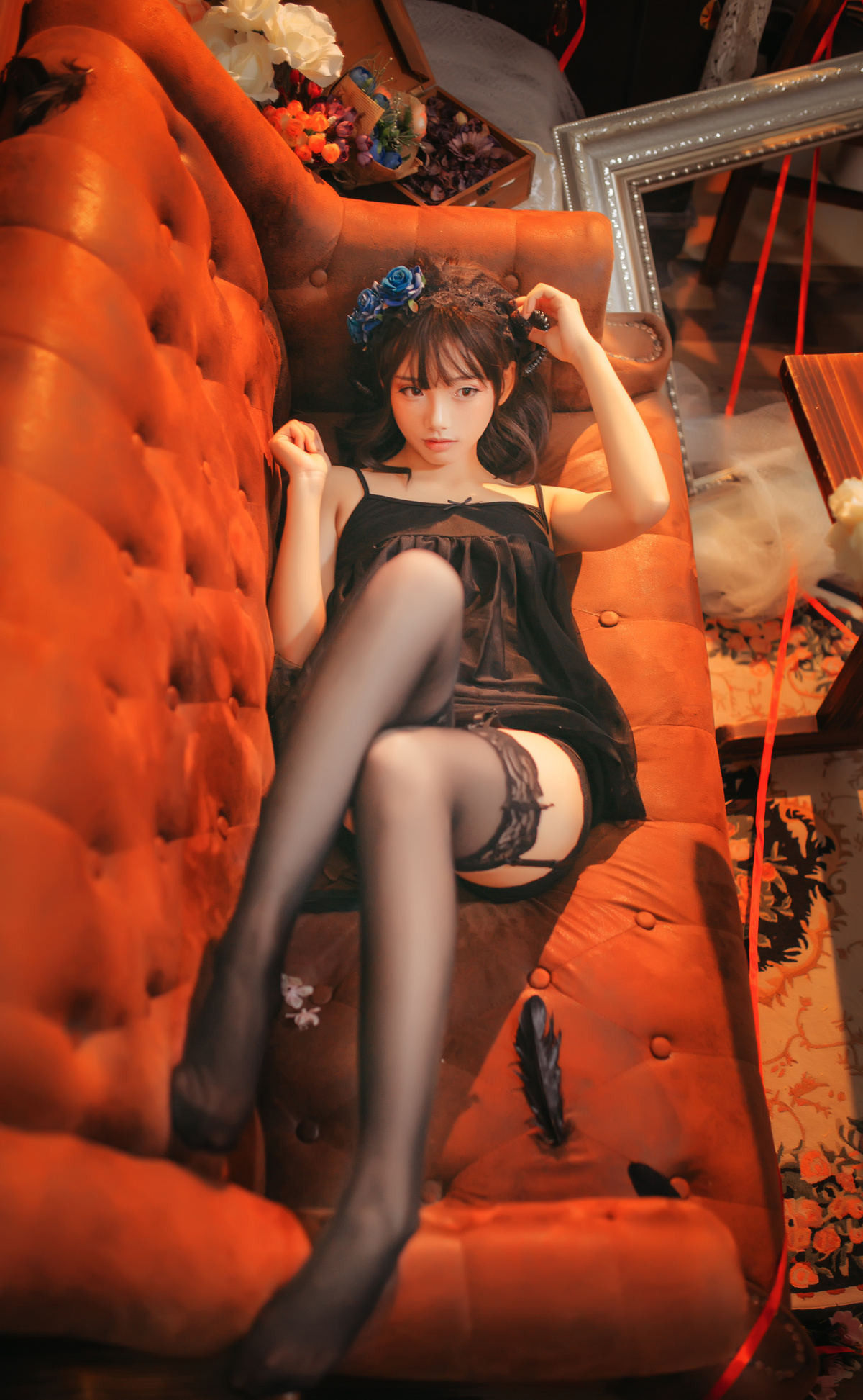 图片[4]-非常可爱的黑丝美女-COS世界