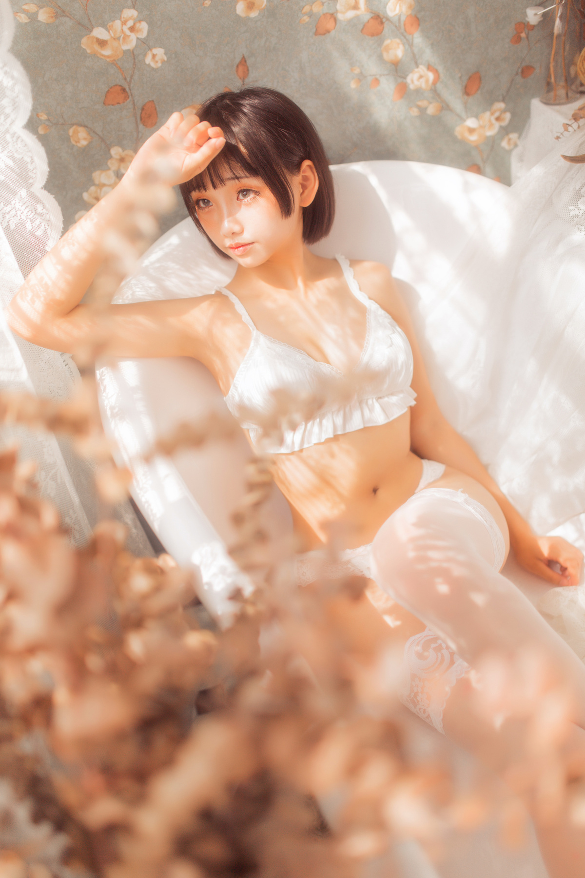 图片[2]-白丝清纯小女生-COS世界
