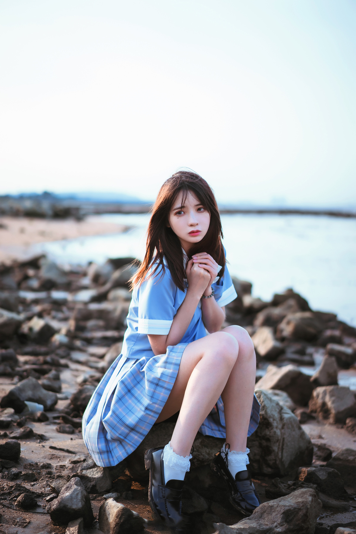图片[2]-海滩夏日风清短裙妹子-COS世界