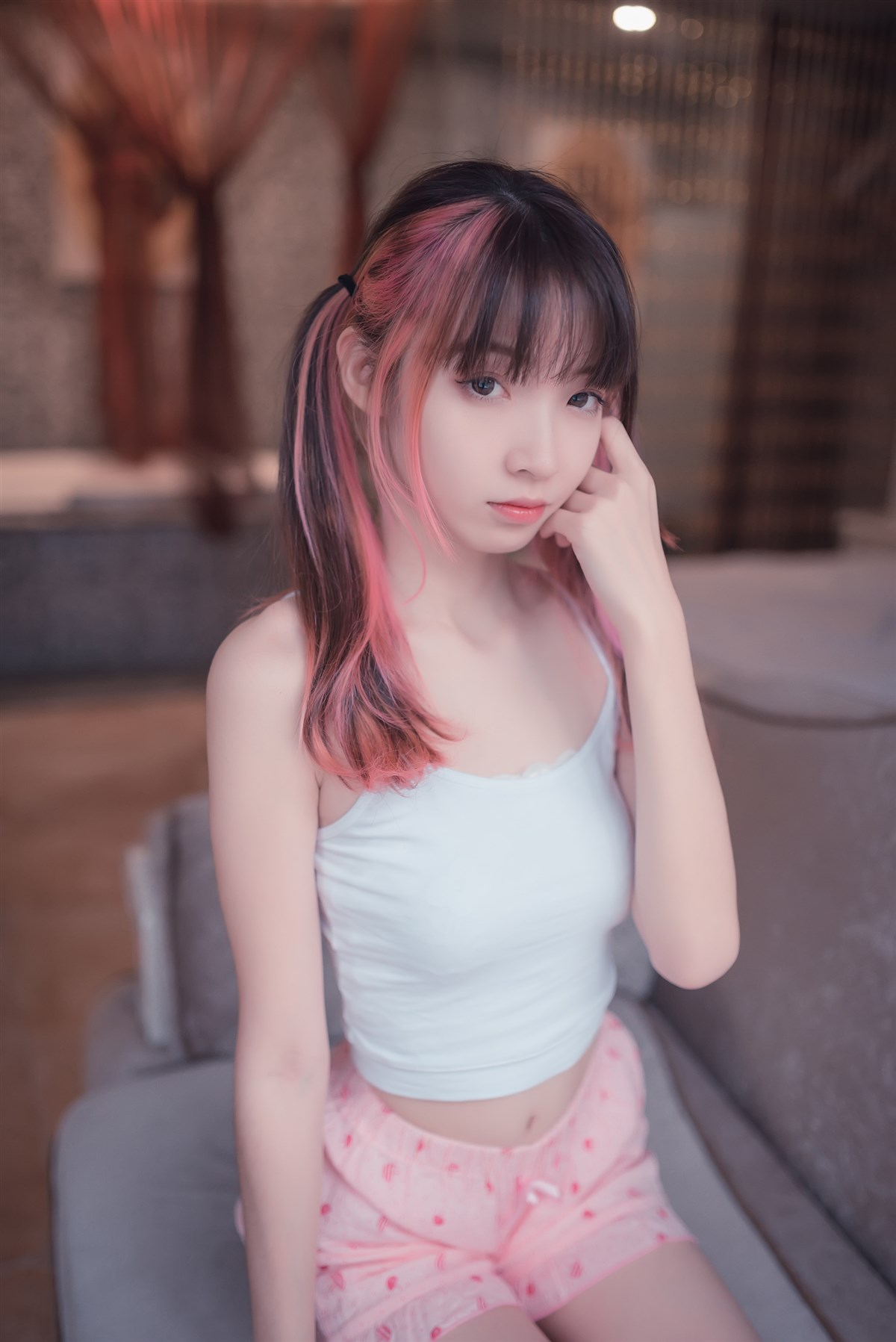 图片[3]-粉白条纹-COS世界