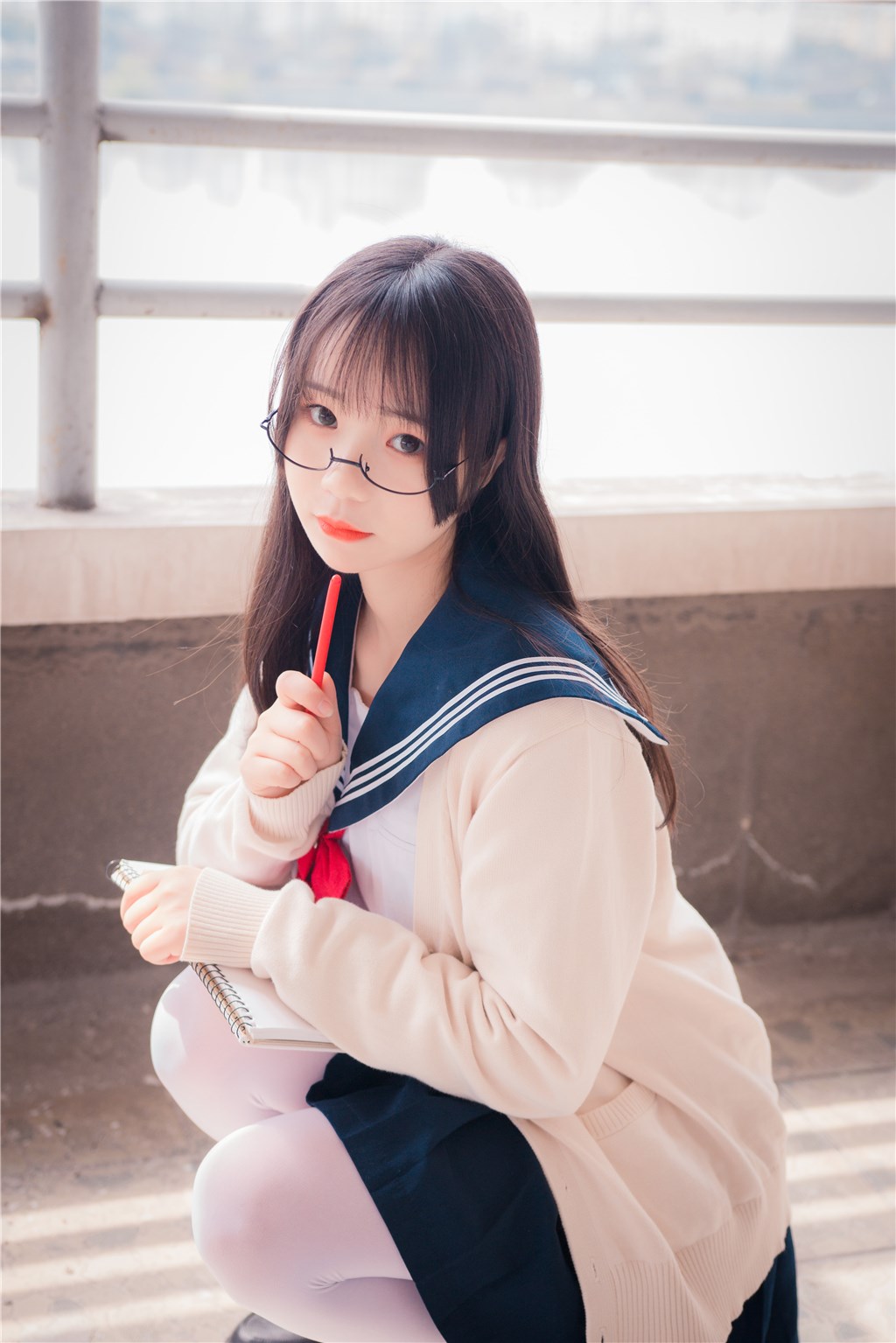 图片[4]-白丝眼镜娘-COS世界