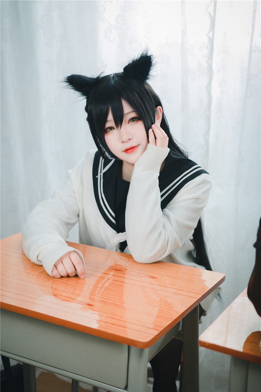 图片[5]-黑丝旗袍cosplay-COS世界