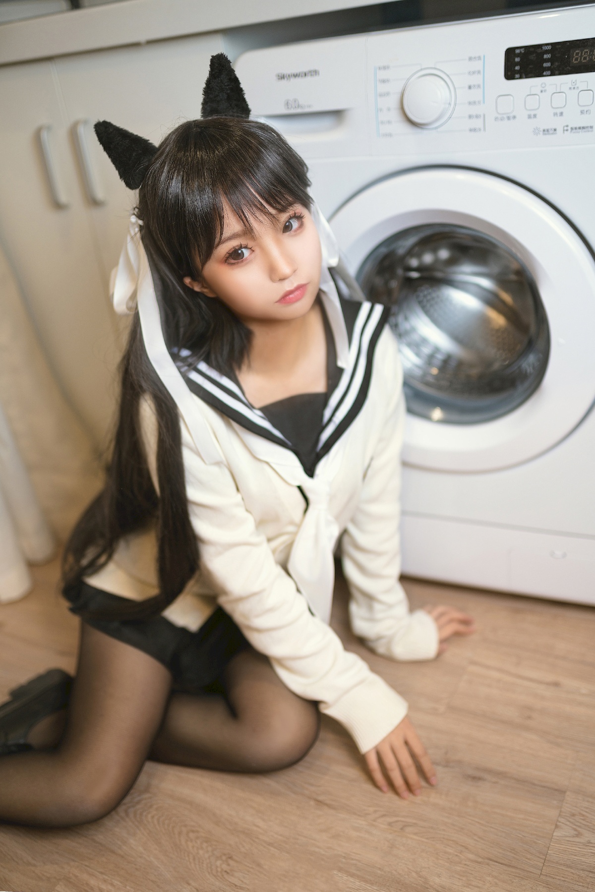 图片[3]-木易麦子w黑丝写真-COS世界