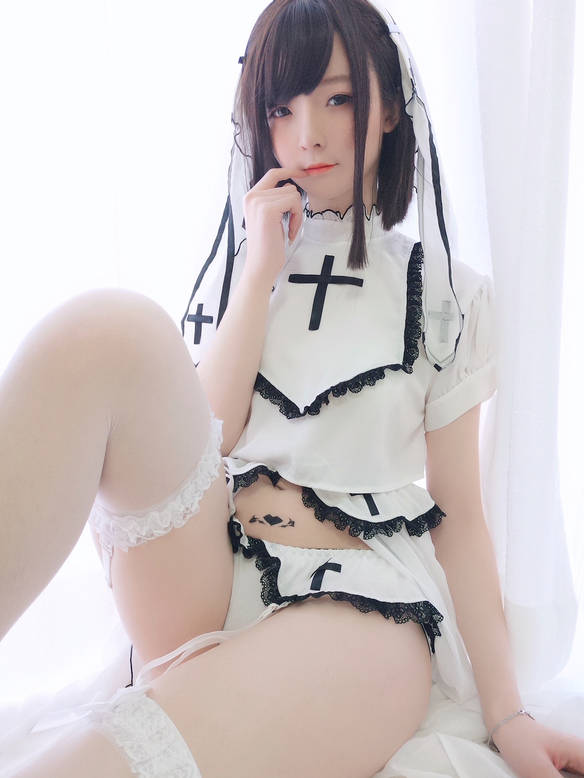 图片[2]-一小央泽-白修女-COS世界