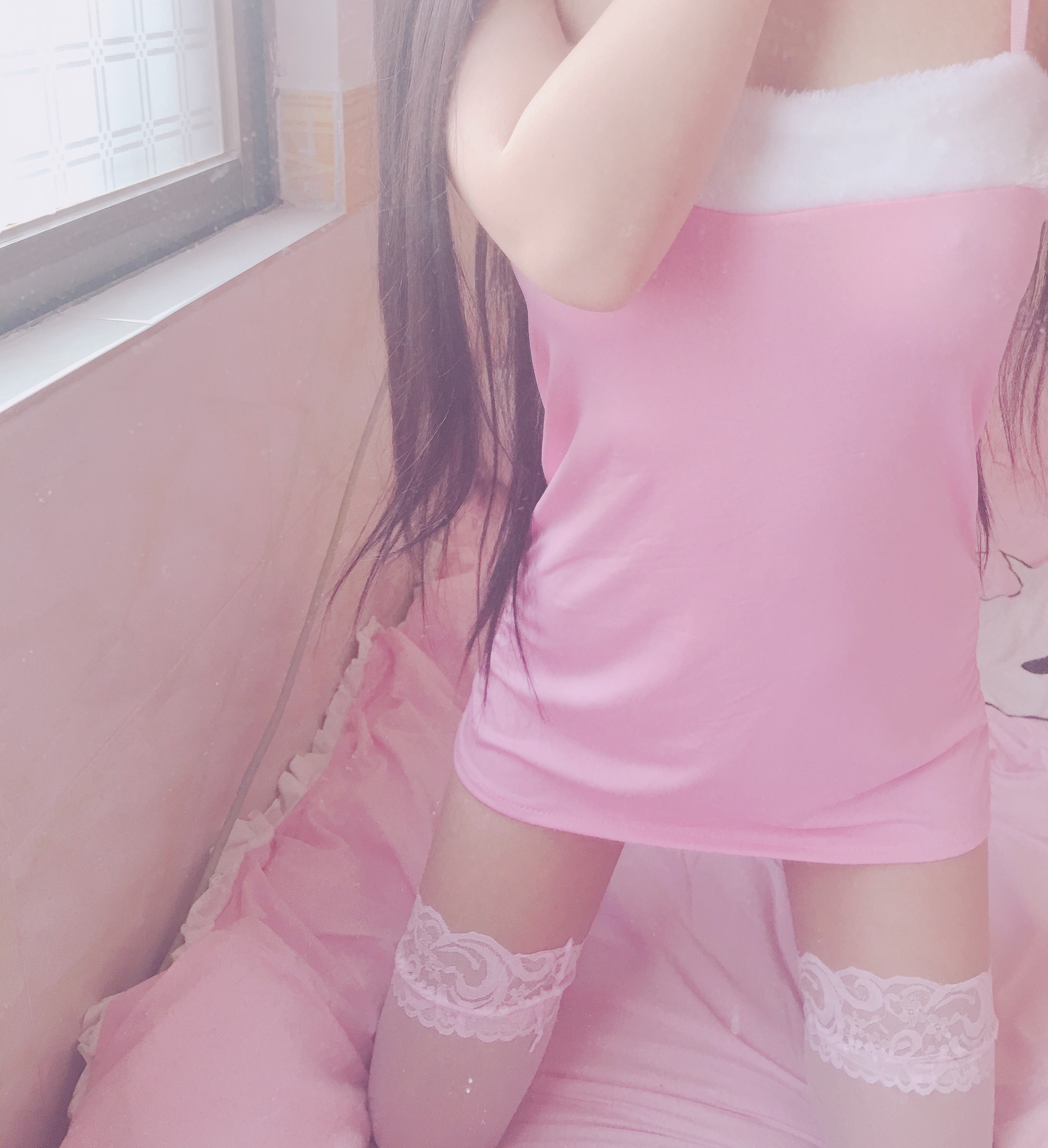 图片[2]-萌白酱粉红兔女郎-COS世界