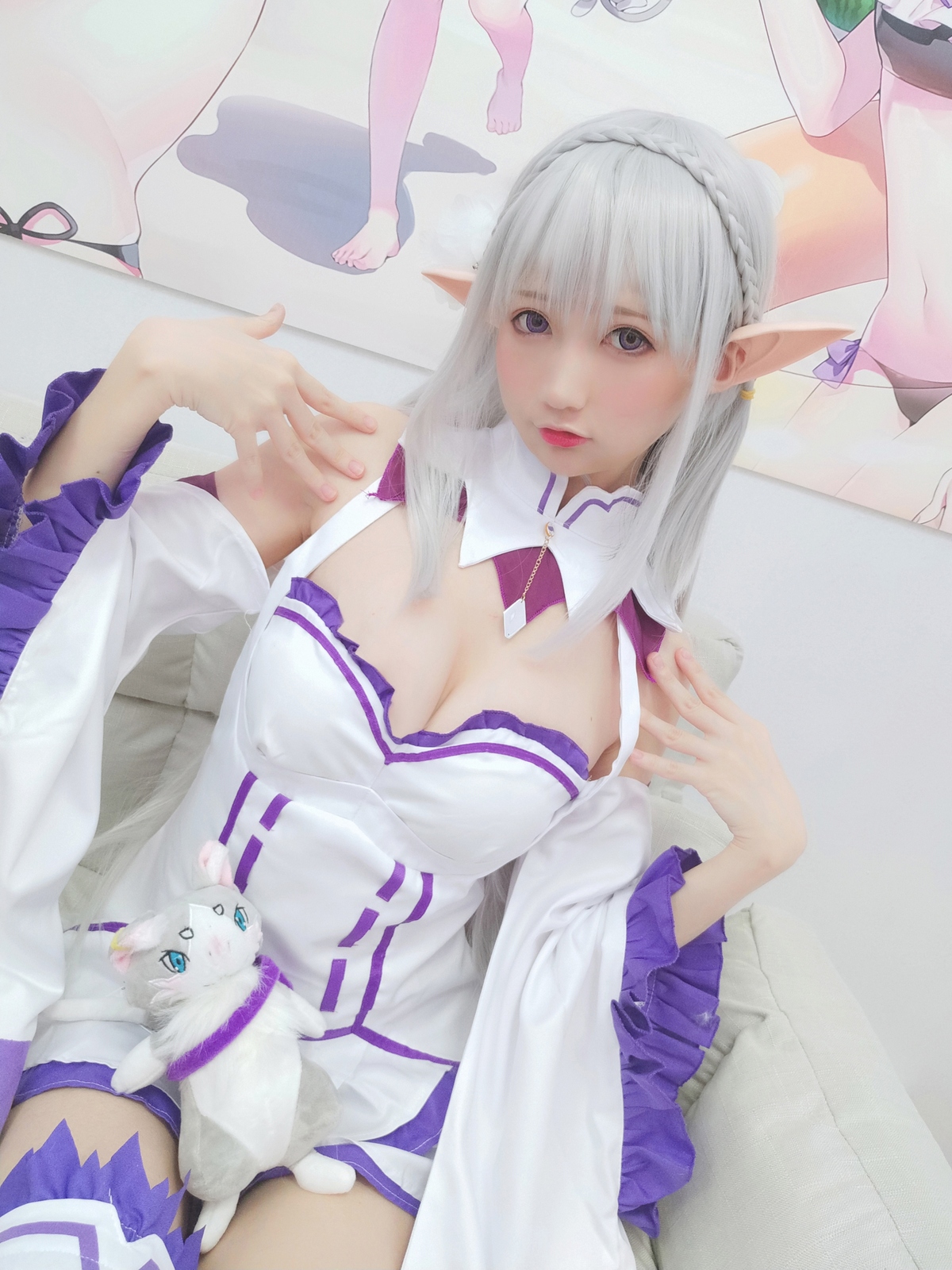 图片[4]-Nagesa魔物喵兽耳自拍写真-COS世界