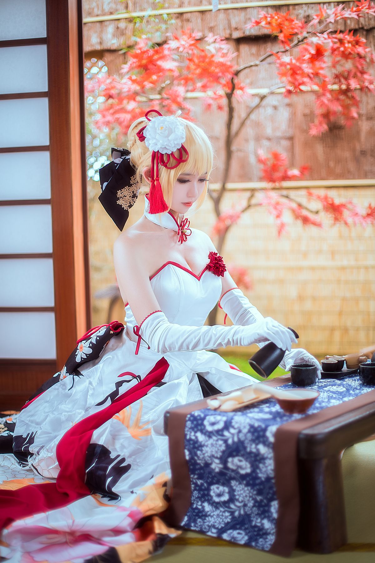 图片[5]-cosplay春日野穹旗袍-COS世界