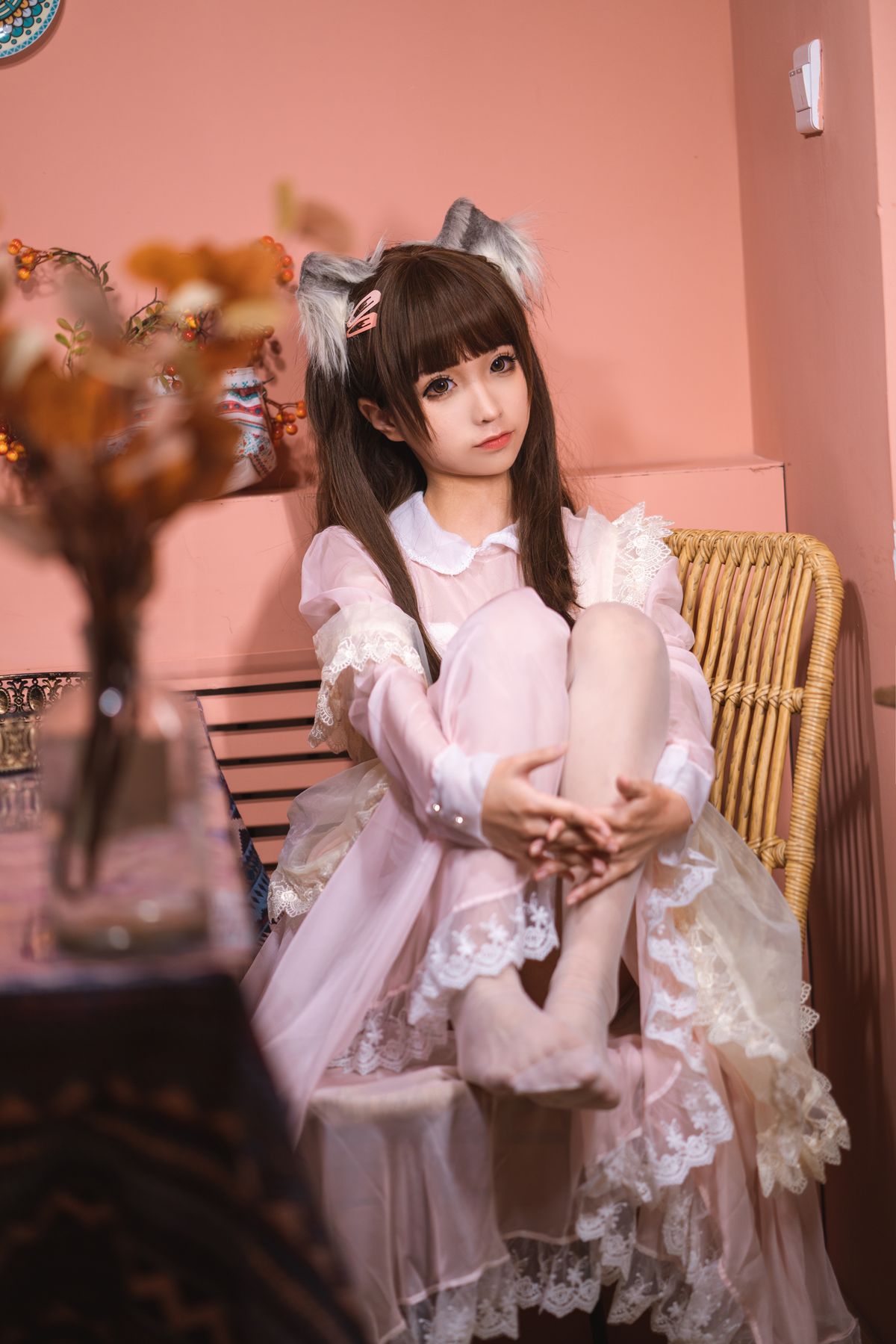 图片[2]-蠢沫沫-粉透明女仆-COS世界
