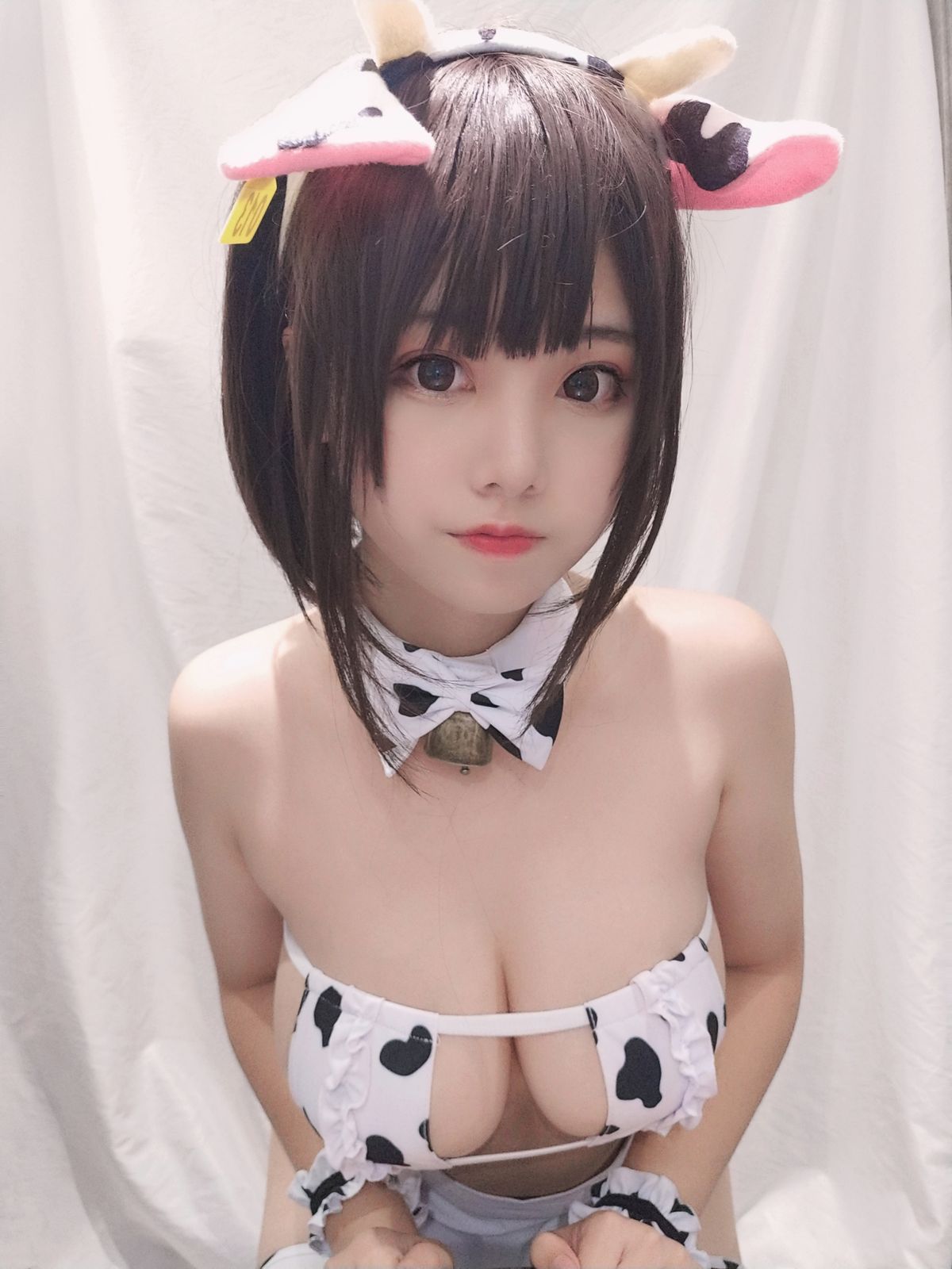 图片[2]-蠢沫沫-自拍小奶牛女仆-COS世界
