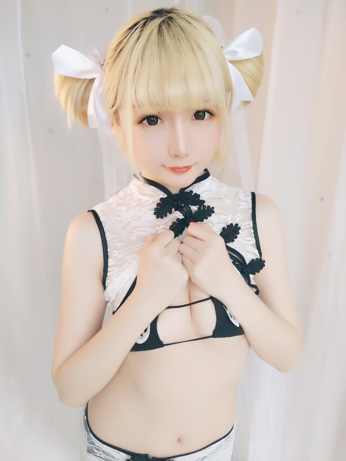 图片[4]-星之迟迟 VOL.16 熊猫旗袍 [60P-96MB]-COS世界