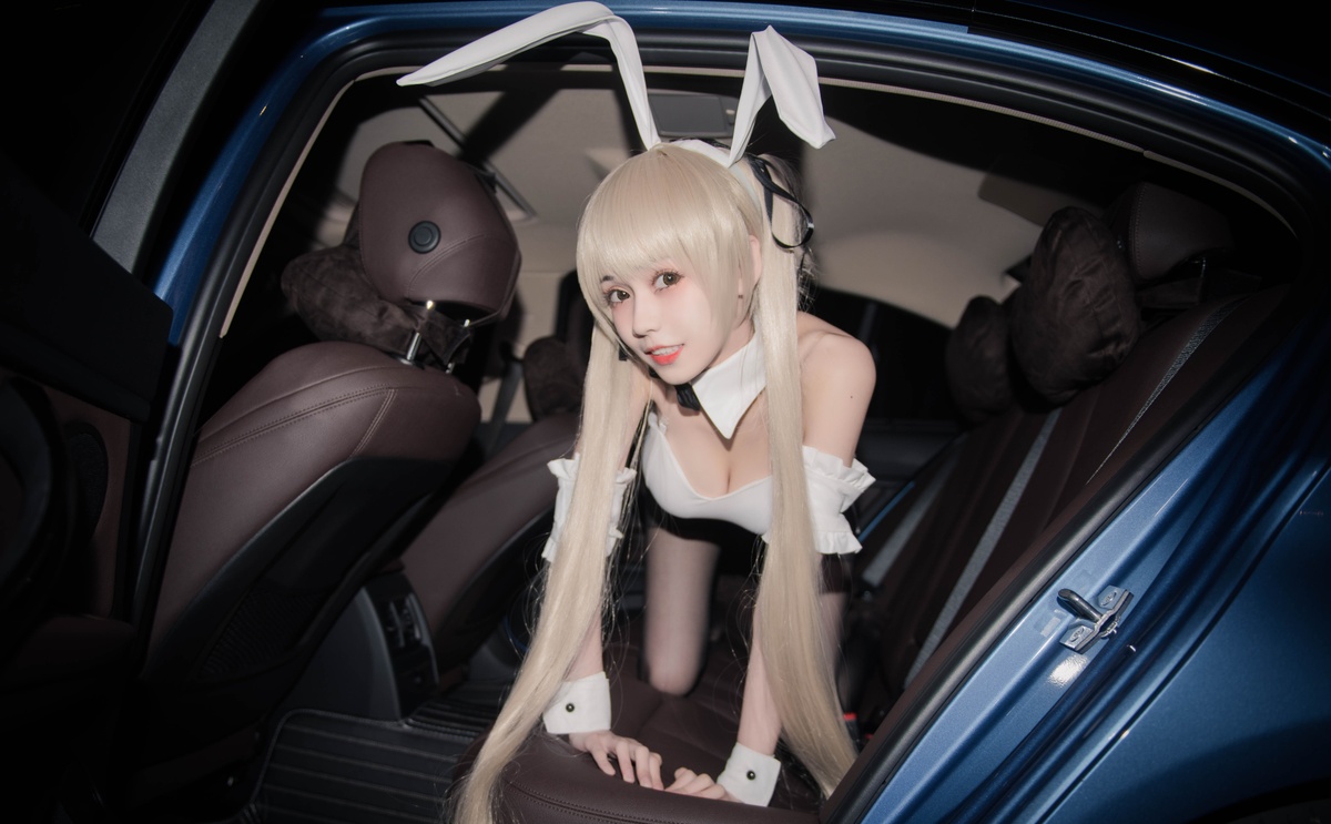 图片[3]-你的负卿-穹妹兔女郎（车内）-COS世界