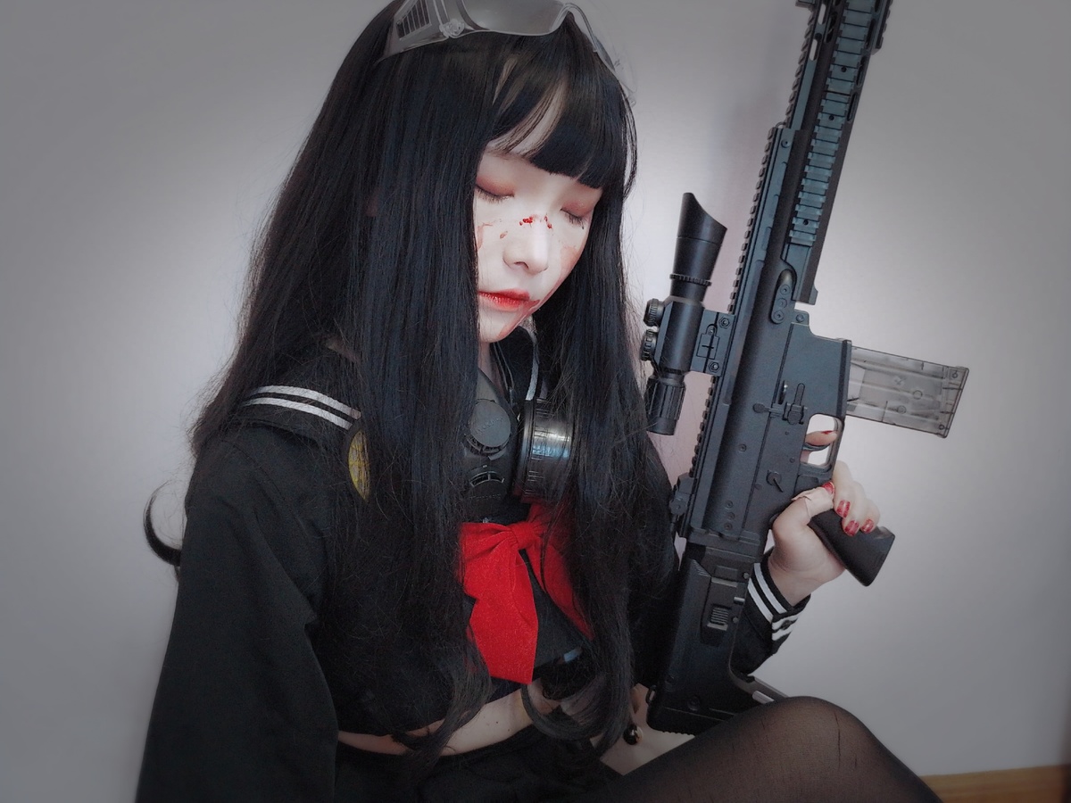 古川 NO.039 黑白JK [31P-85MB]-COS世界