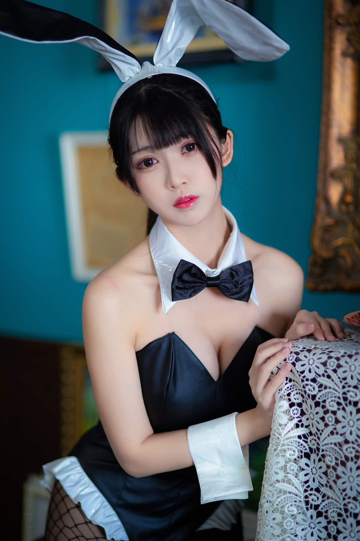 鳗鱼霏儿-加藤惠 兔女郎-COS世界