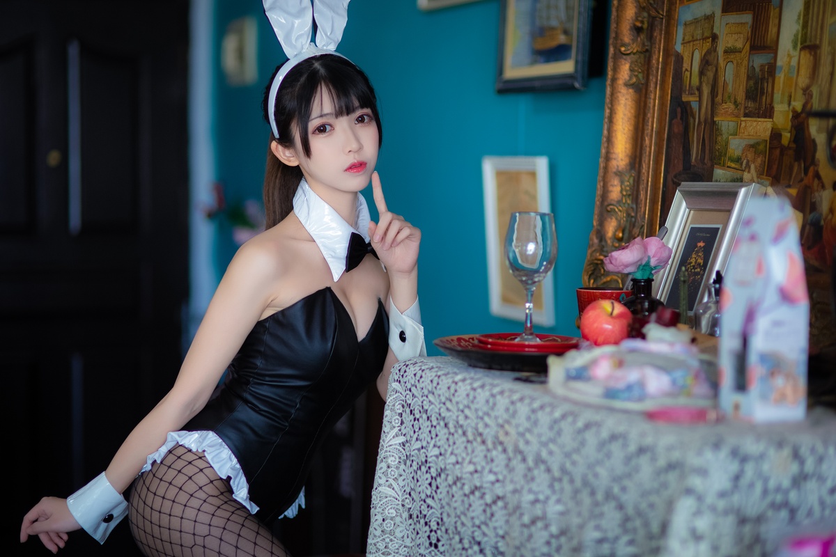 图片[4]-鳗鱼霏儿-加藤惠 兔女郎-COS世界