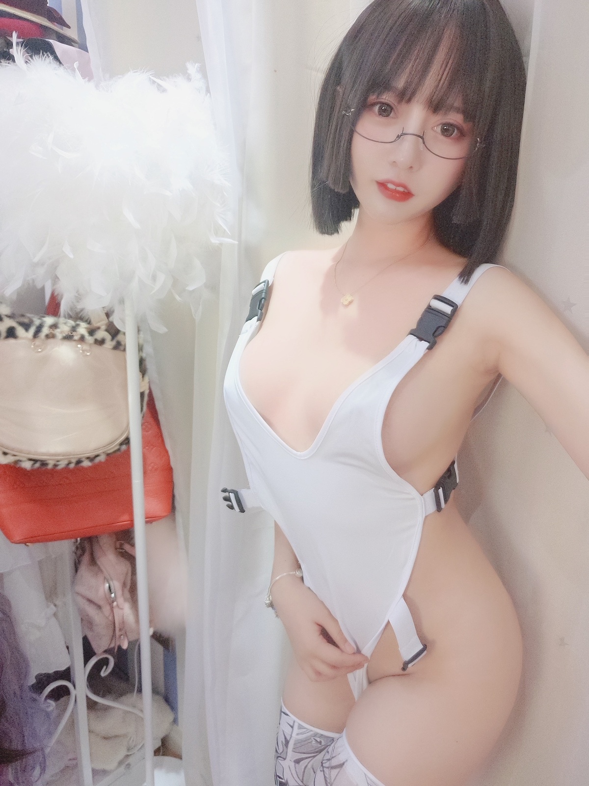 图片[3]-过期米线线喵-阿黑颜袜 [36P 34M]-COS世界