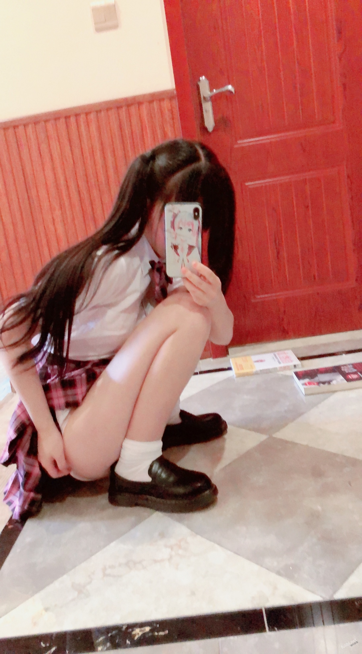 图片[4]-小野樱-草莓胖次与JK裙 15P-COS世界