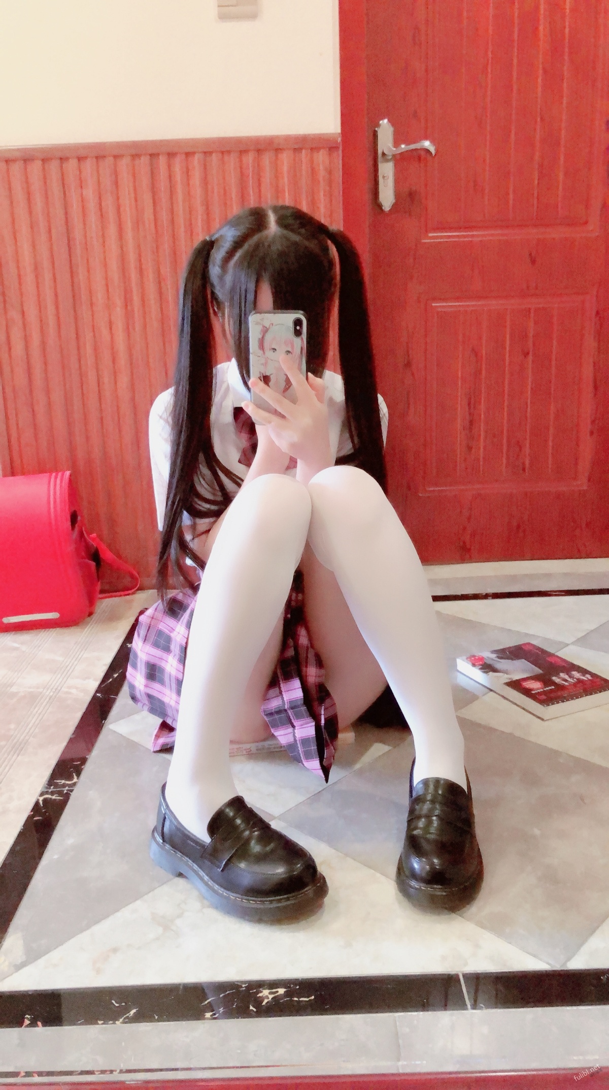 图片[5]-小野樱-草莓胖次与JK裙 15P-COS世界