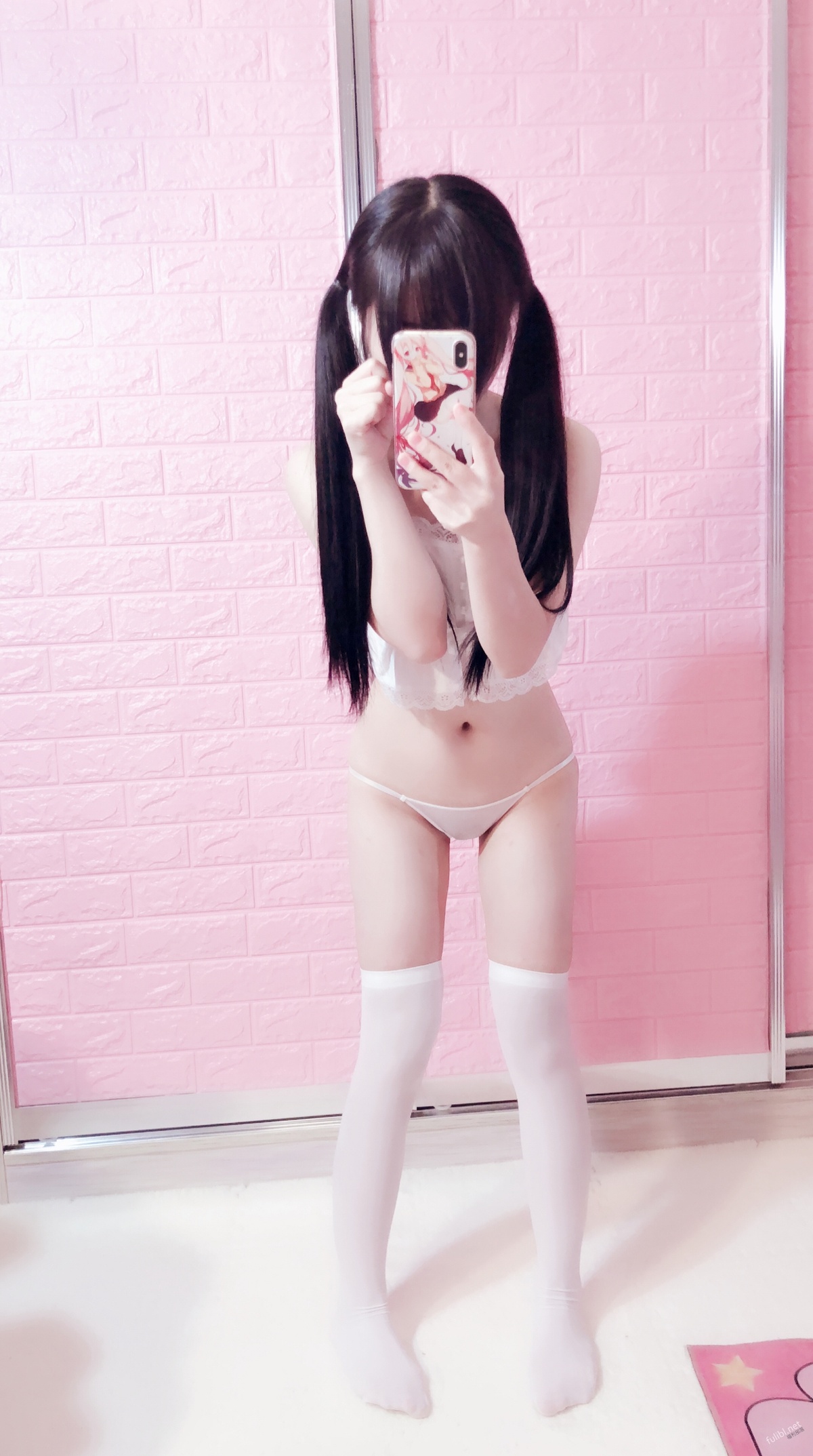 图片[4]-小野樱-镜前白膝袜少女 9P-COS世界