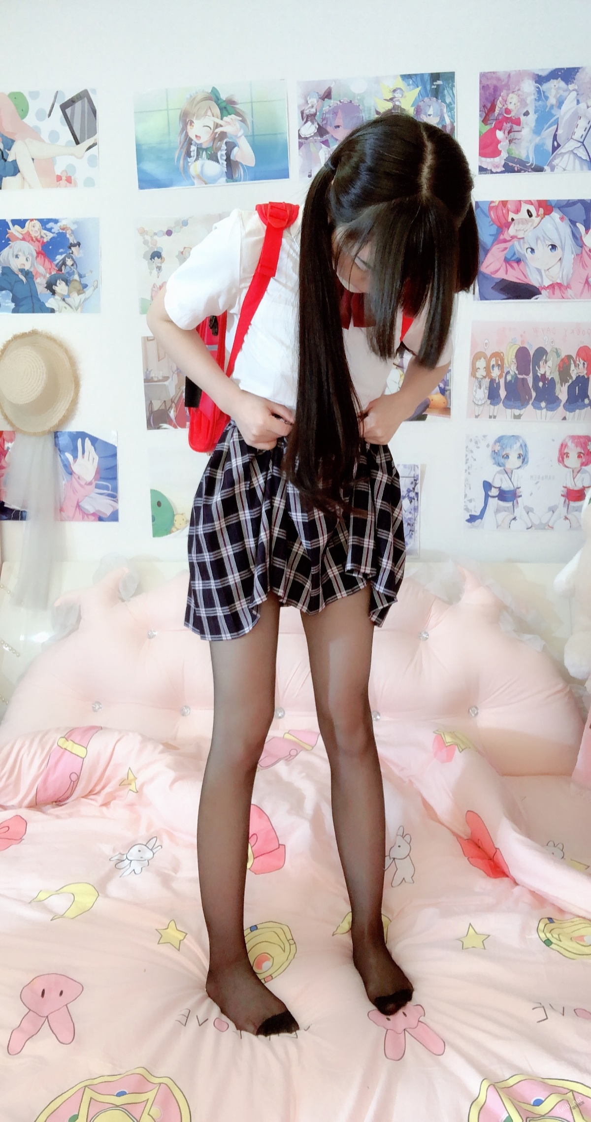 图片[4]-小野樱-黑丝JK上学啦 13P-COS世界