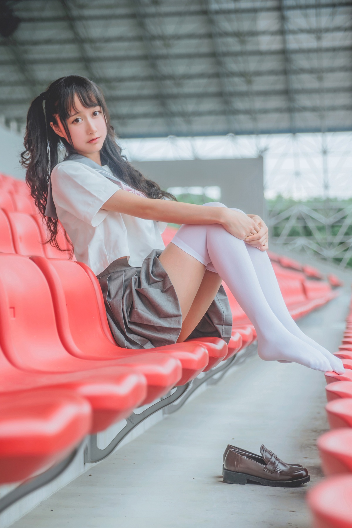 图片[3]-木绵绵OwO NO.001 JK制服 [38P-83MB]-COS世界