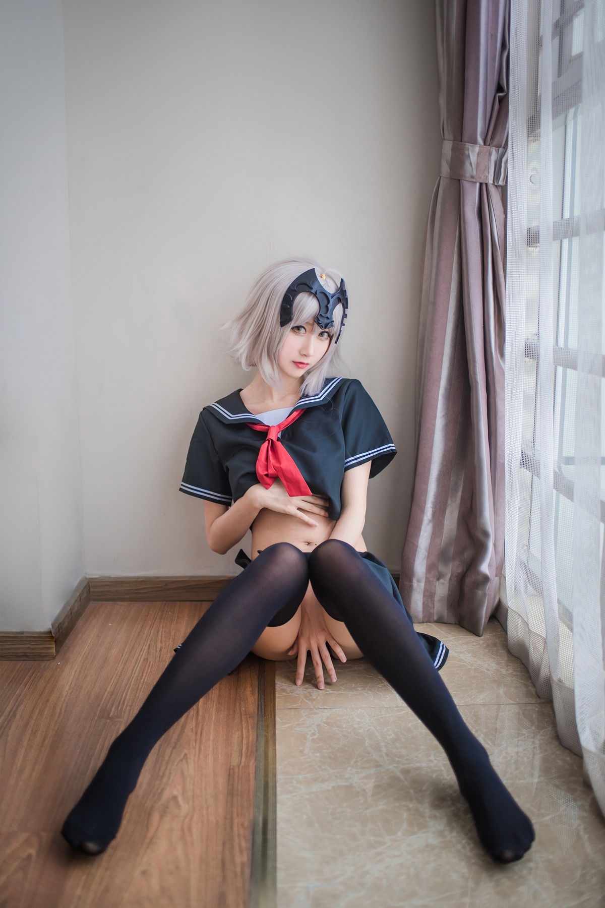 图片[2]-木绵绵OwO NO.013 贞德（黑）[23P-53MB]-COS世界
