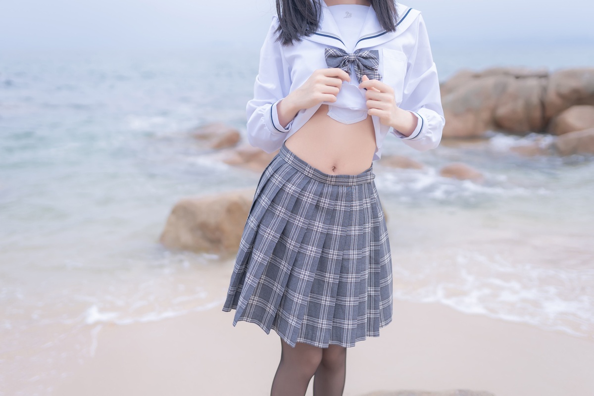 图片[4]-木绵绵OwO NO.038 海边JK [40P-37MB]-COS世界