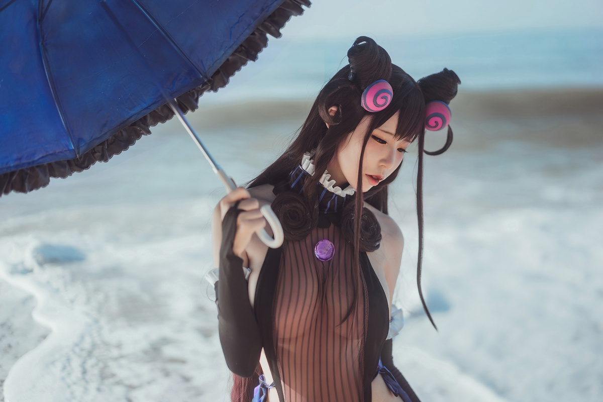 爱老师_PhD-紫式部 eno泳装-COS世界