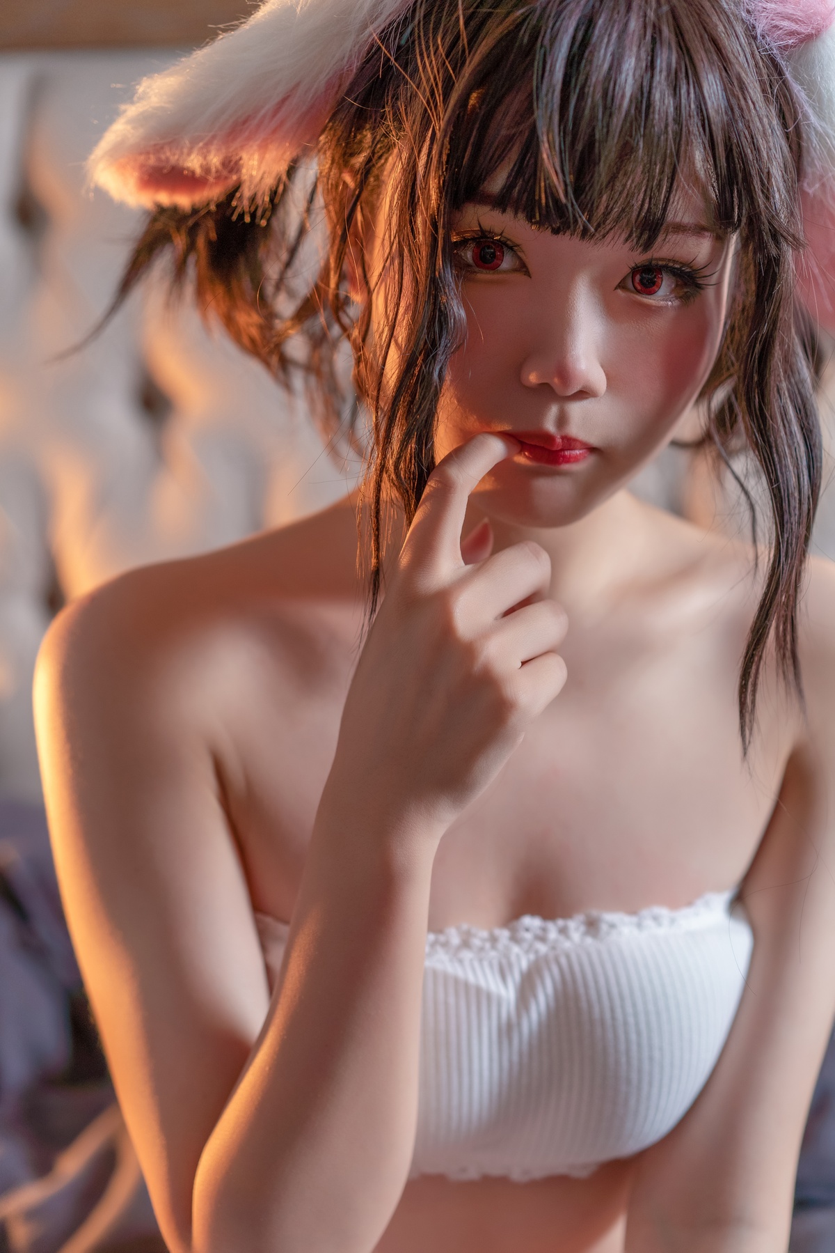 图片[3]-王胖胖u – NO.001 粉兔儿 [26P 422M]-COS世界
