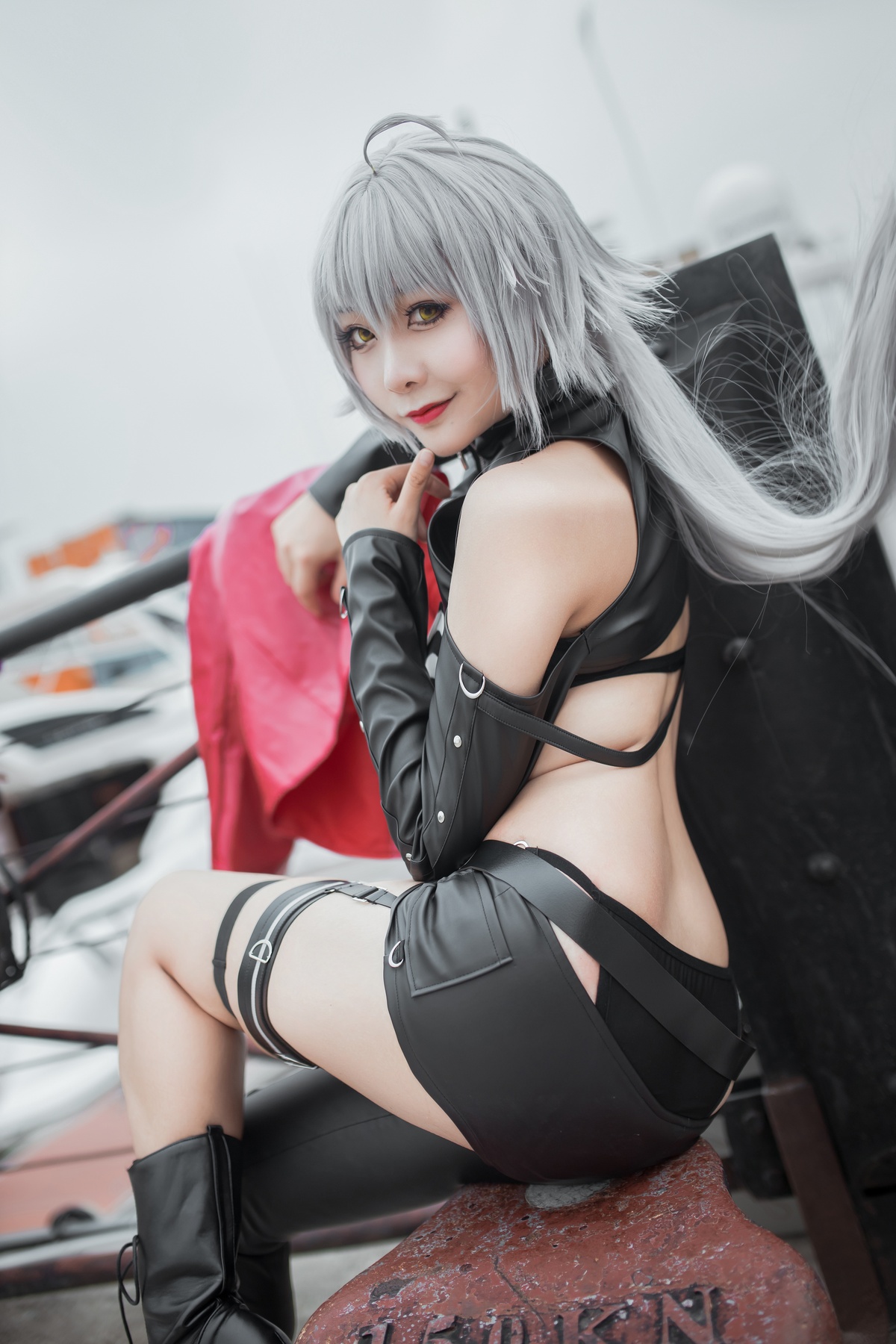 【coser】@三刀刀miido-NO.003 黑贞德2-COS世界