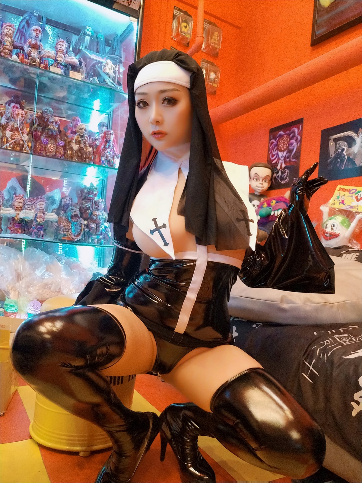 图片[5]-【coser】@三刀刀miido-NO.009 圣德修女自拍-COS世界