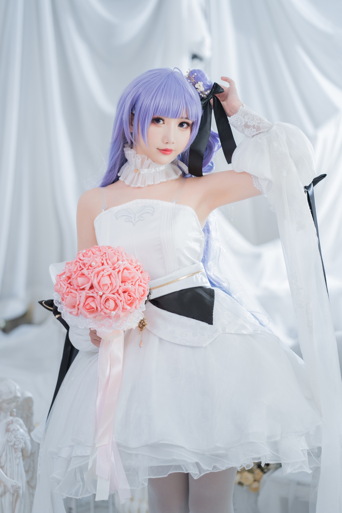 图片[2]-【coser】面饼仙儿-独角兽婚纱-COS世界