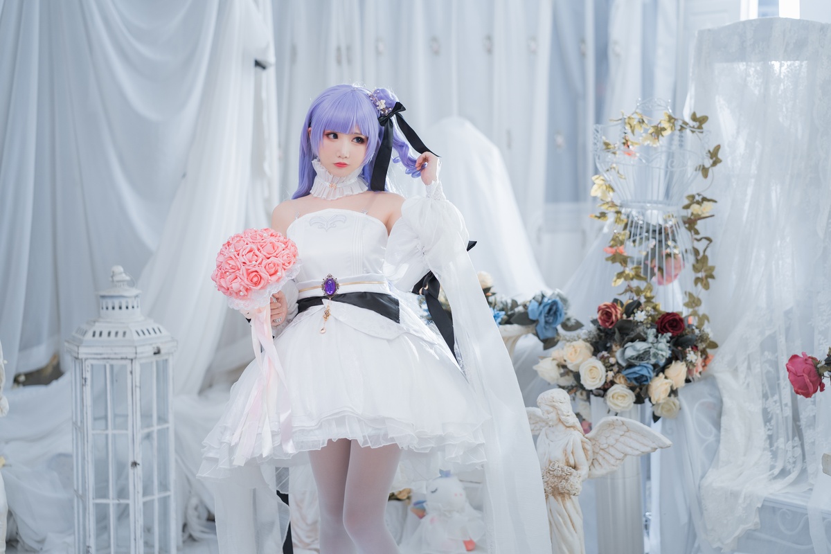 【coser】面饼仙儿-独角兽婚纱-COS世界
