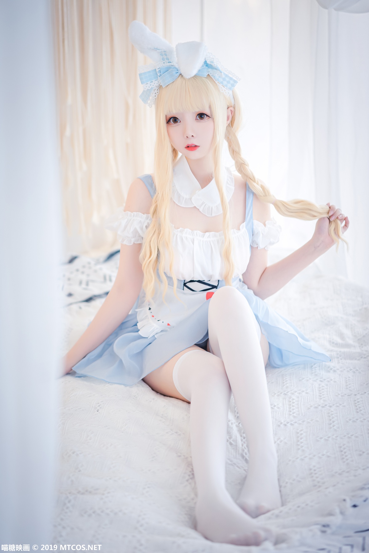 图片[2]-【coser】嶋葵 – Vol.09 蓝色兔子-COS世界