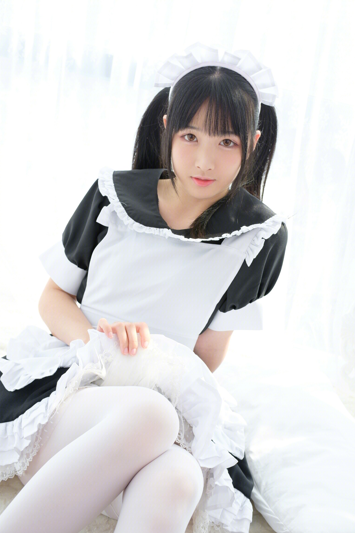 图片[5]-【coser】我才不是neko – NO.02 白丝女仆-COS世界