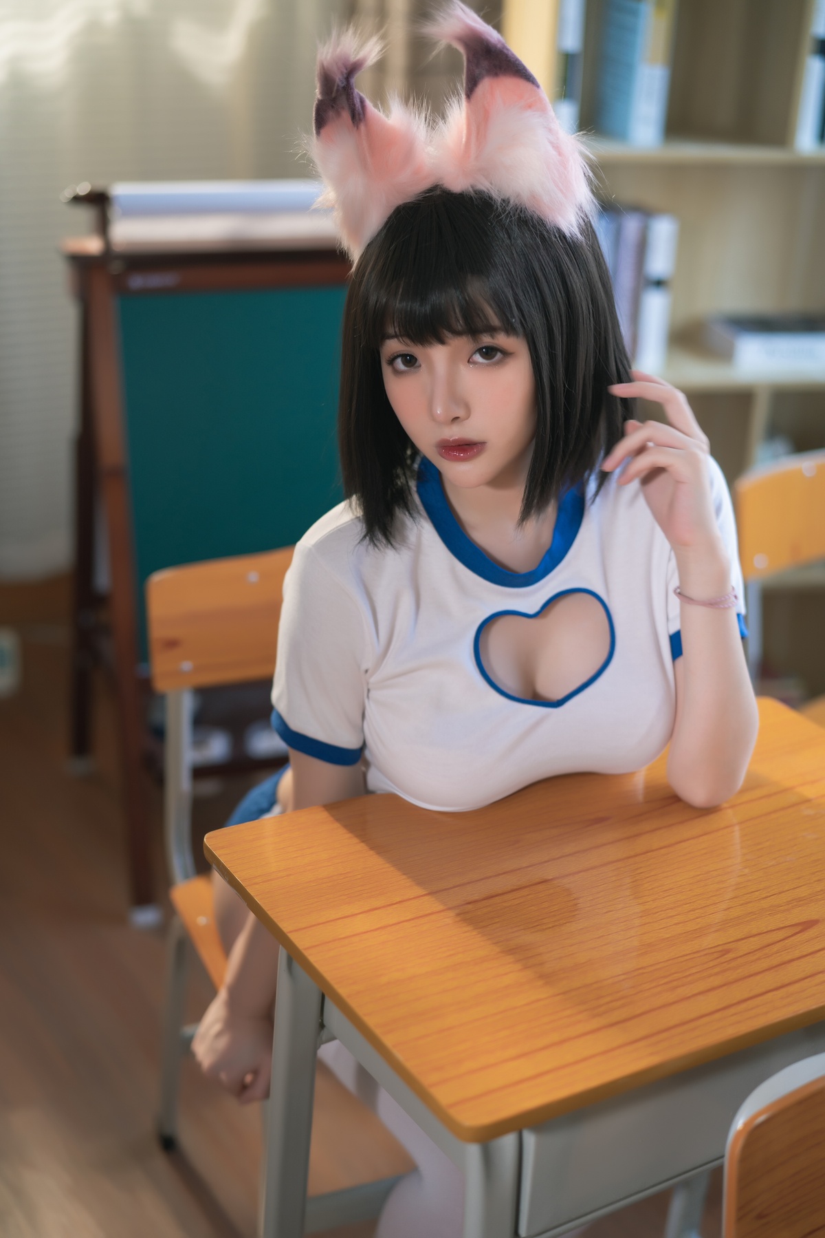 图片[5]-【coser】雯妹不讲道理 – NO.49 运动服猫咪-COS世界