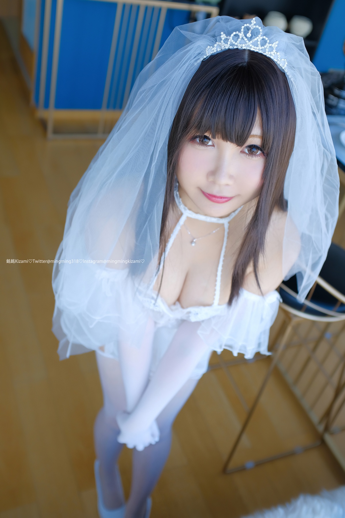 图片[3]-铭铭Kizami – VOL.17 写真+自撮 エロ花嫁&チャイナドレス-COS世界