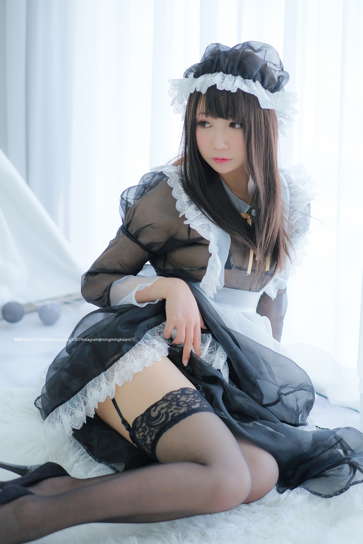 图片[3]-铭铭Kizami – VOL.15 透明メイド服 写真+自撮り-COS世界