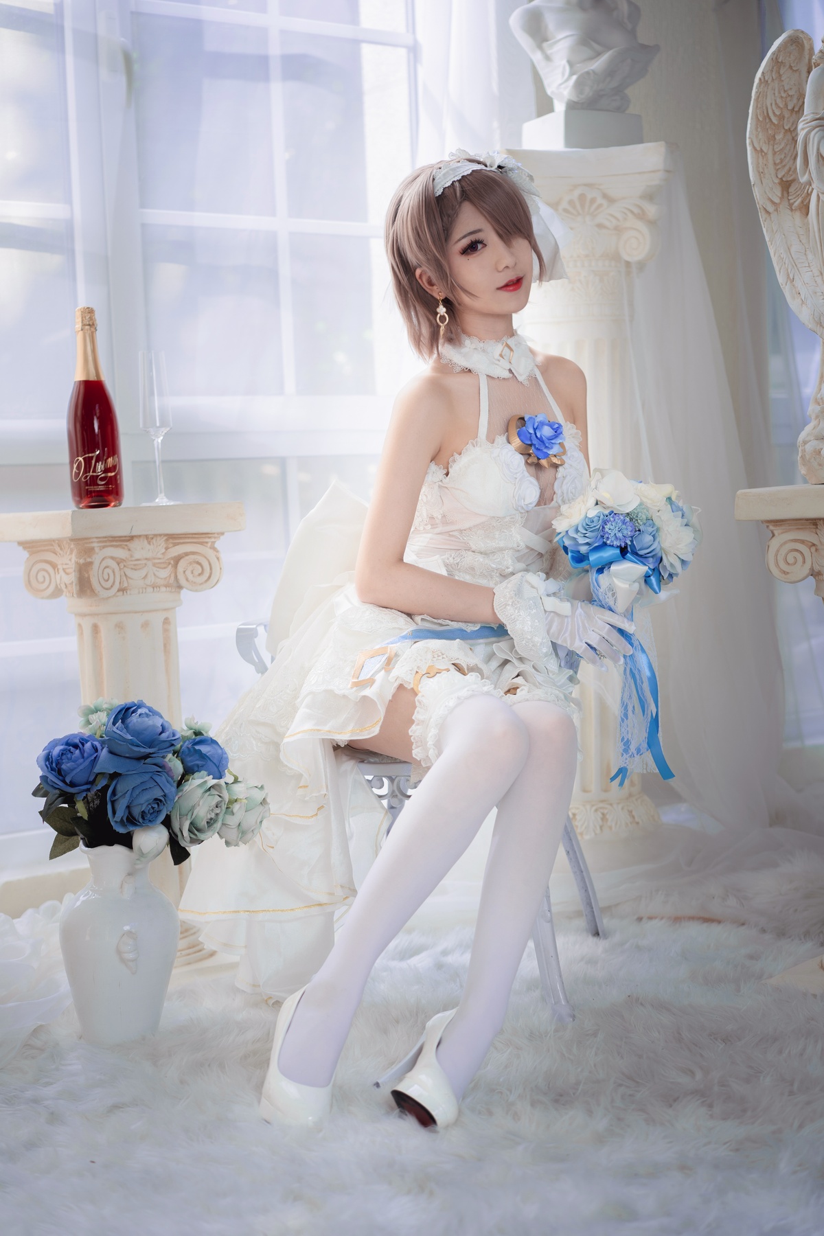 【coser】弥音音 – NO.38 丽塔 花嫁-COS世界