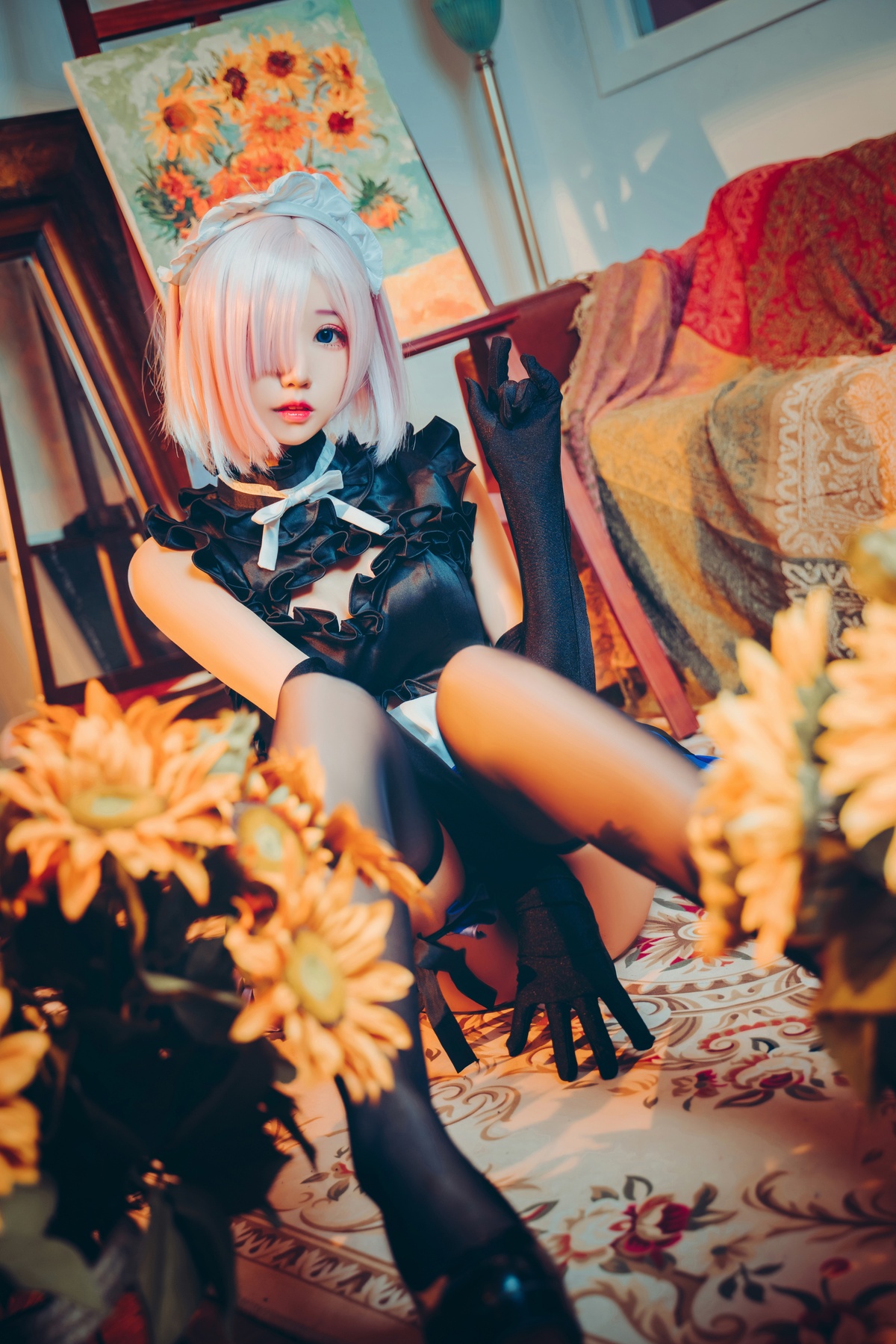 图片[3]-微博Coser@猫君君_MaoJun – NO.11 玛修女仆-COS世界
