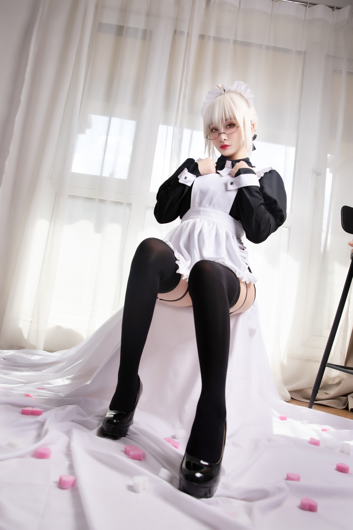 图片[2]-洛璃 LoLiSAMA – NO.08 BX女仆-COS世界
