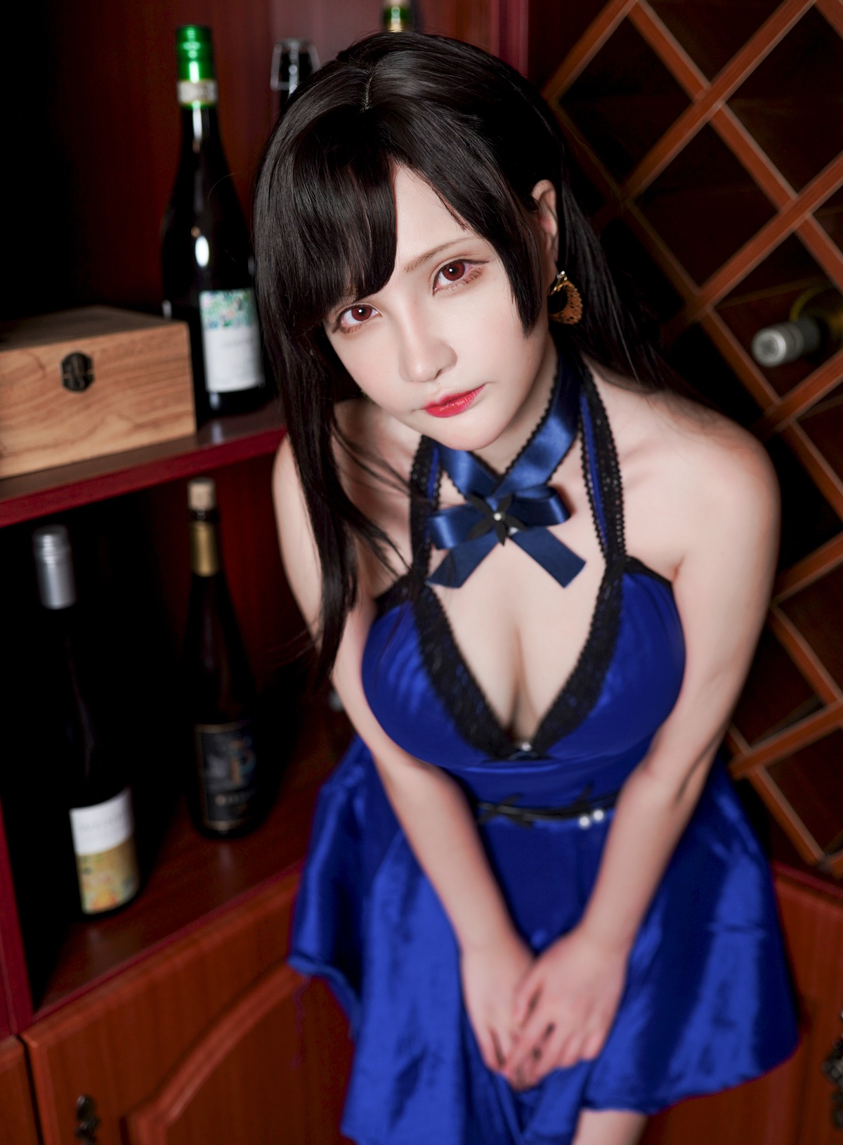 图片[5]-【coser】千夜未来 NO.002 蒂法连衣裙-COS世界