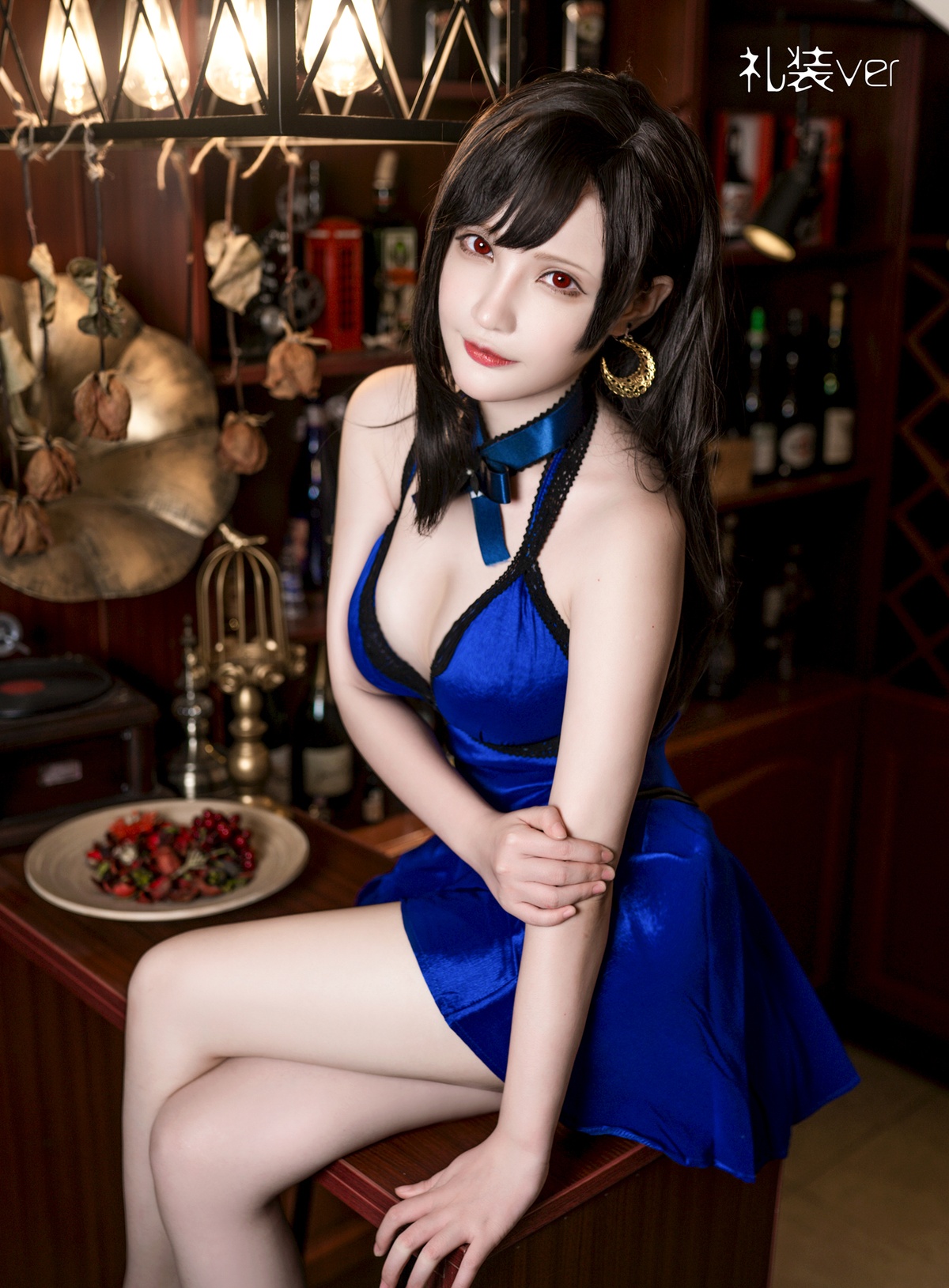 图片[2]-【coser】千夜未来 NO.002 蒂法连衣裙-COS世界
