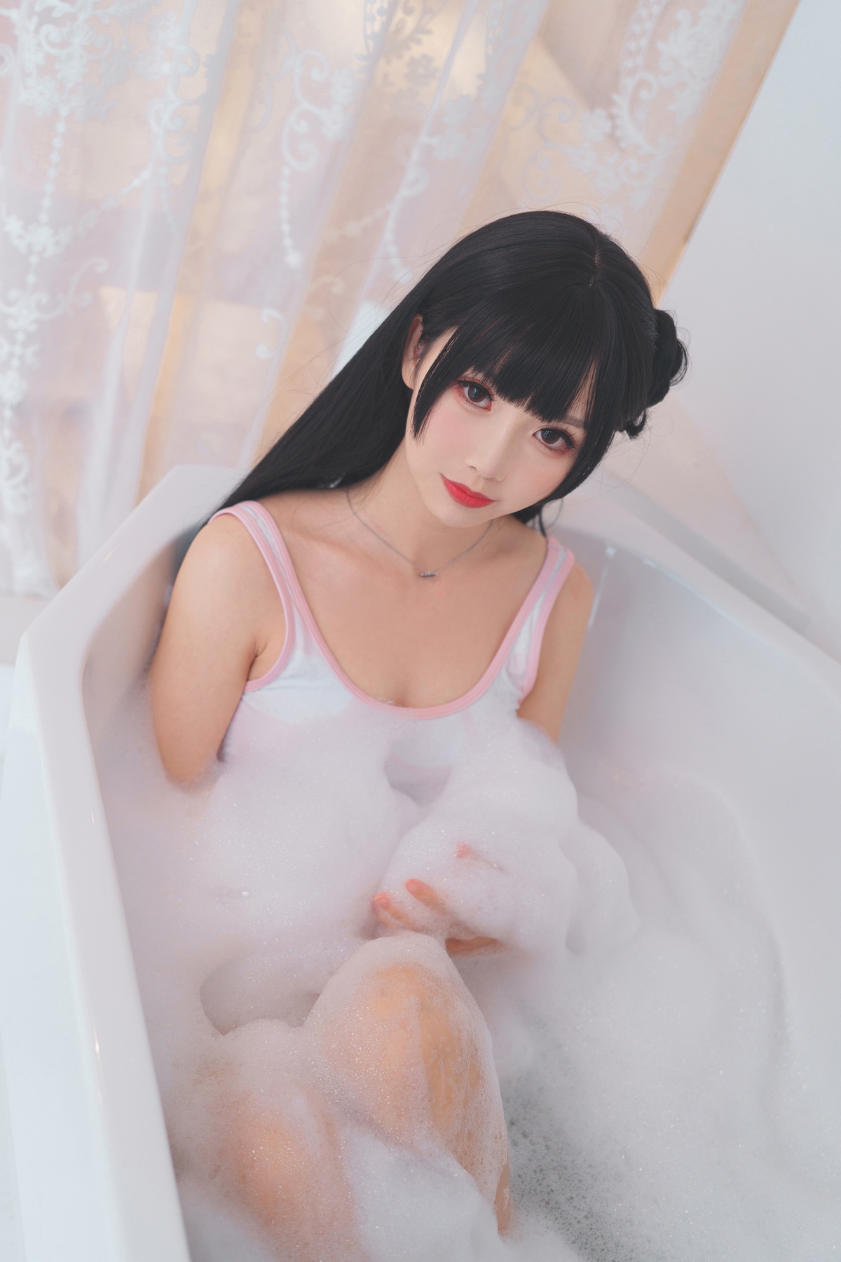 微博Coser@面饼仙儿 NO.064 浴缸泡泡-COS世界