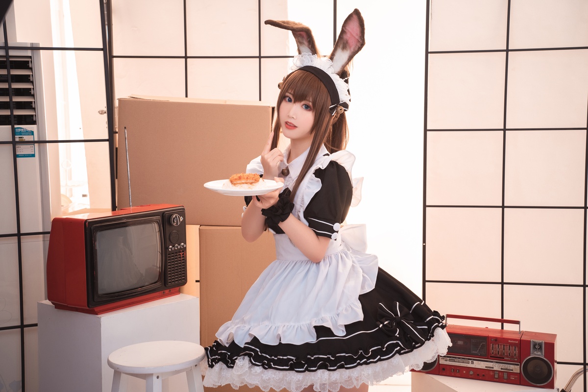 图片[3]-微博Coser@面饼仙儿 NO.088 阿米驴女仆-COS世界
