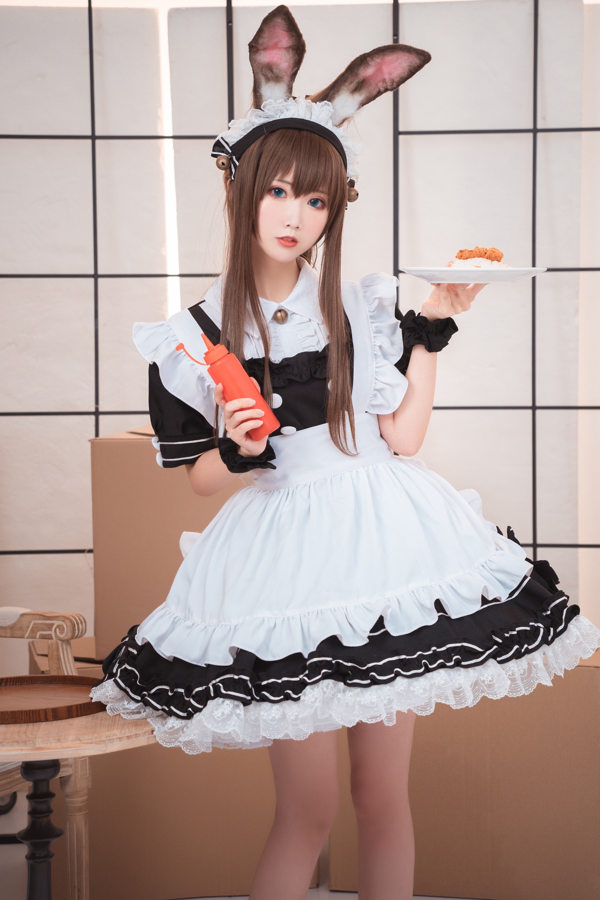 图片[2]-微博Coser@面饼仙儿 NO.088 阿米驴女仆-COS世界